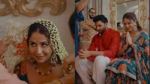Mom-to-be Malvika Raaj shares dreamy pictures from her 'Godh Bharai' ceremony with Guruji Satsang