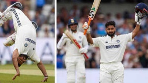 IND vs ENG: Rishabh Pant's front-flip celebration after Leeds century goes viral - Watch