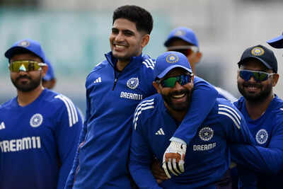 Shubman Gill and Ravindra Jadeja training session