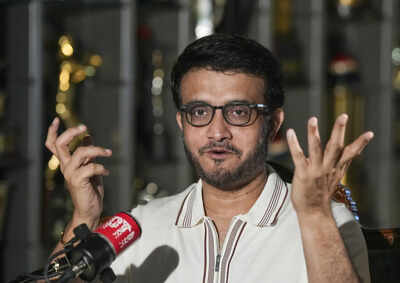 Sourav Ganguly during an interview