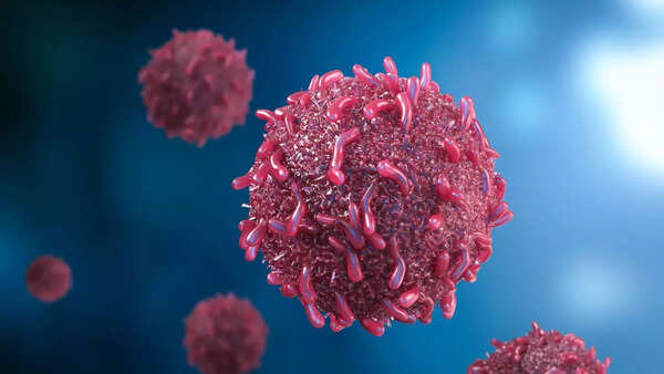 Illustration of cancer DNA detection in blood