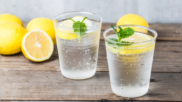 Lemon water with a twist